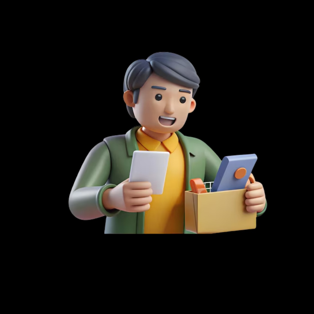 Julie creating content